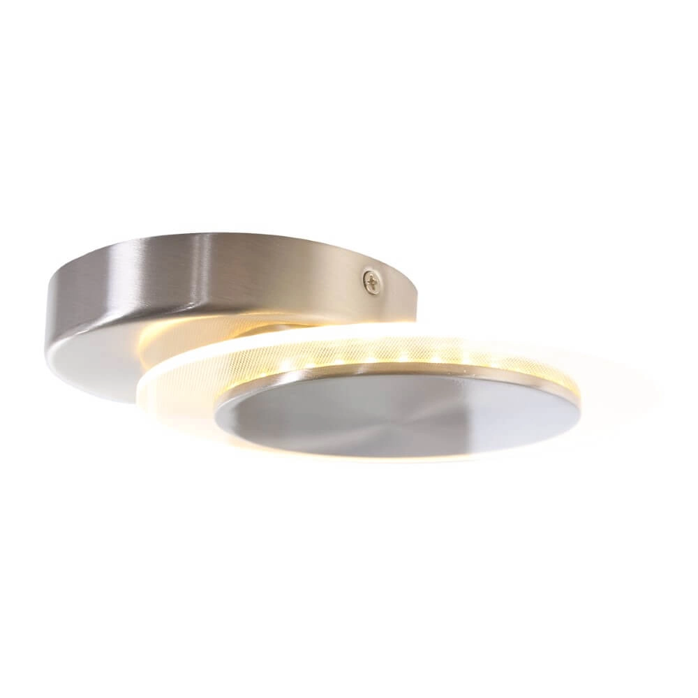 Verstellbare Deckenleuchte Lido 17 cm metallic-grau Steinhauer 8712746131963