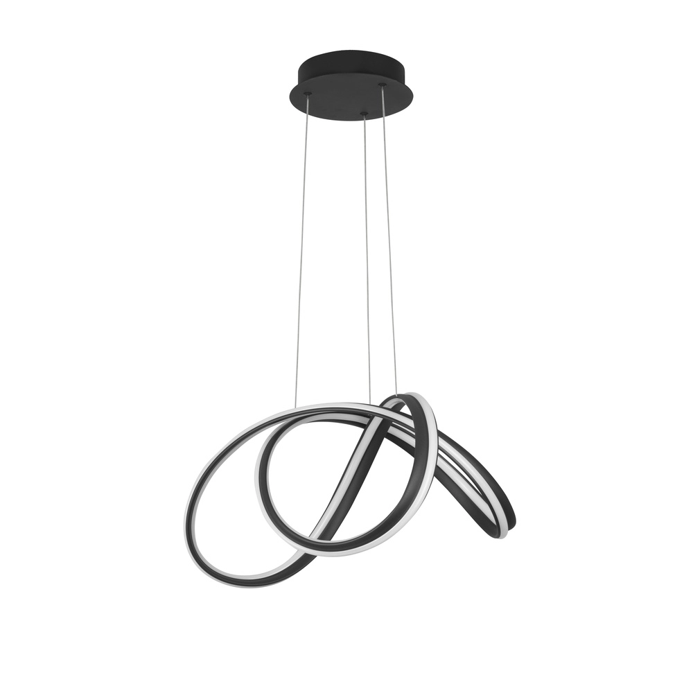 Design-Pendelleuchte Truno schwarz Lyora 5212017424242