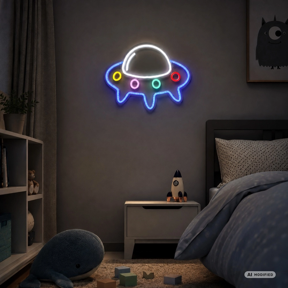 Neon-Wandlampe Neon-Tales UFO Brilliant 4004353477829