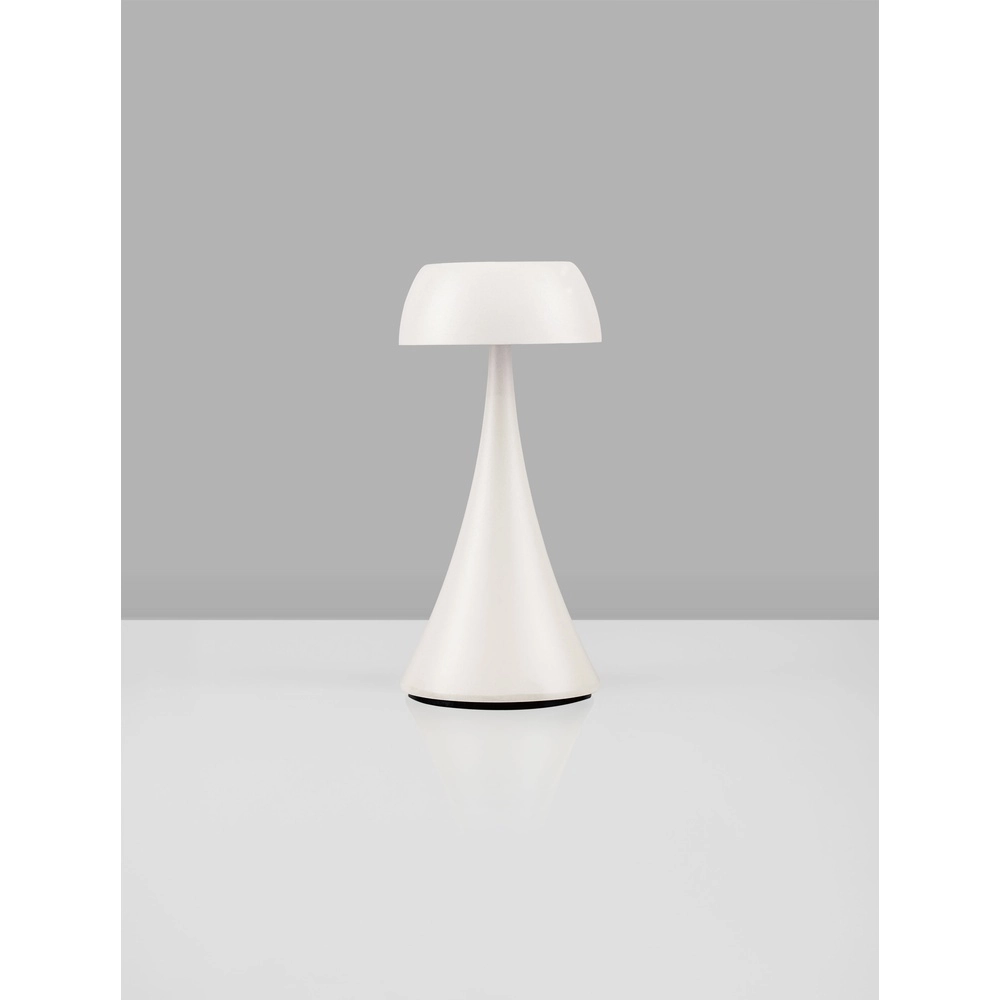 Tischlampe Ycro weiß wiederaufladbar mit USB Lyora 5212017476982