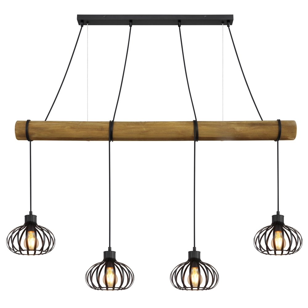 4-Licht Pendellampe Caldwell Esstisch Globo 9007371580590