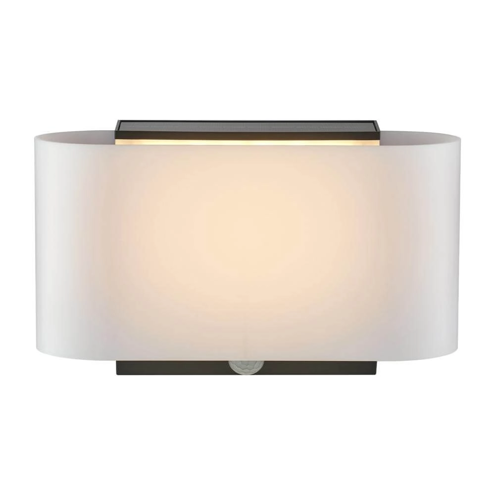 Solar-Wandleuchte Piola Schwarz-Weiß Nordlux 5704924017537