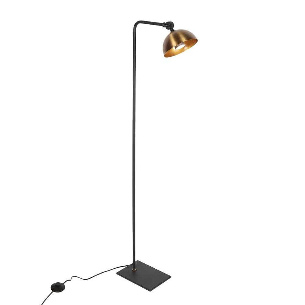 Stehlampe Pintino schwarz mit bronze Steinhauer 8712746176490