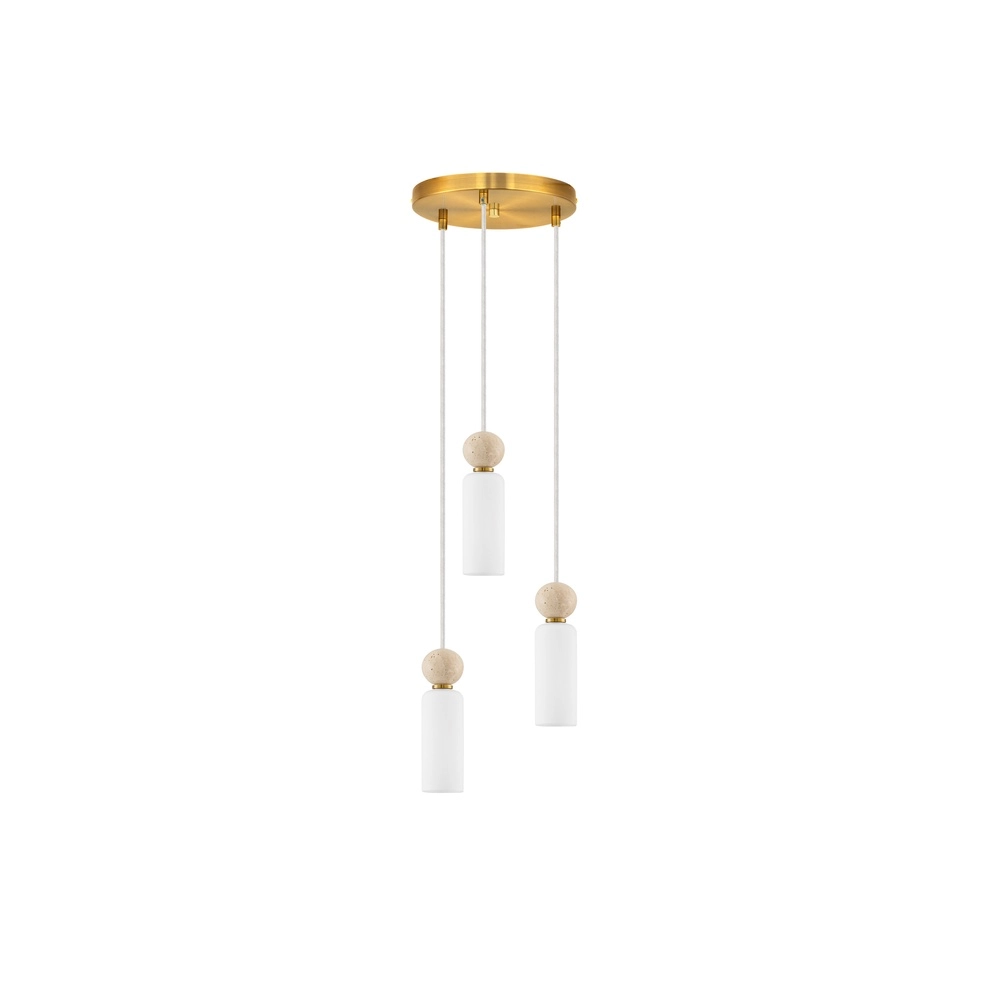 Pendelleuchte Filomena 3-flammiges Gold Lyora 5212017483492