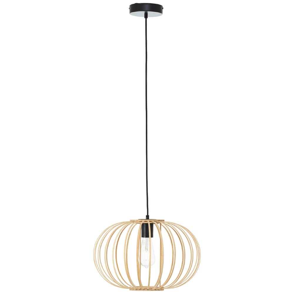 Hängelampe aus Holz Enca Ø 40cm