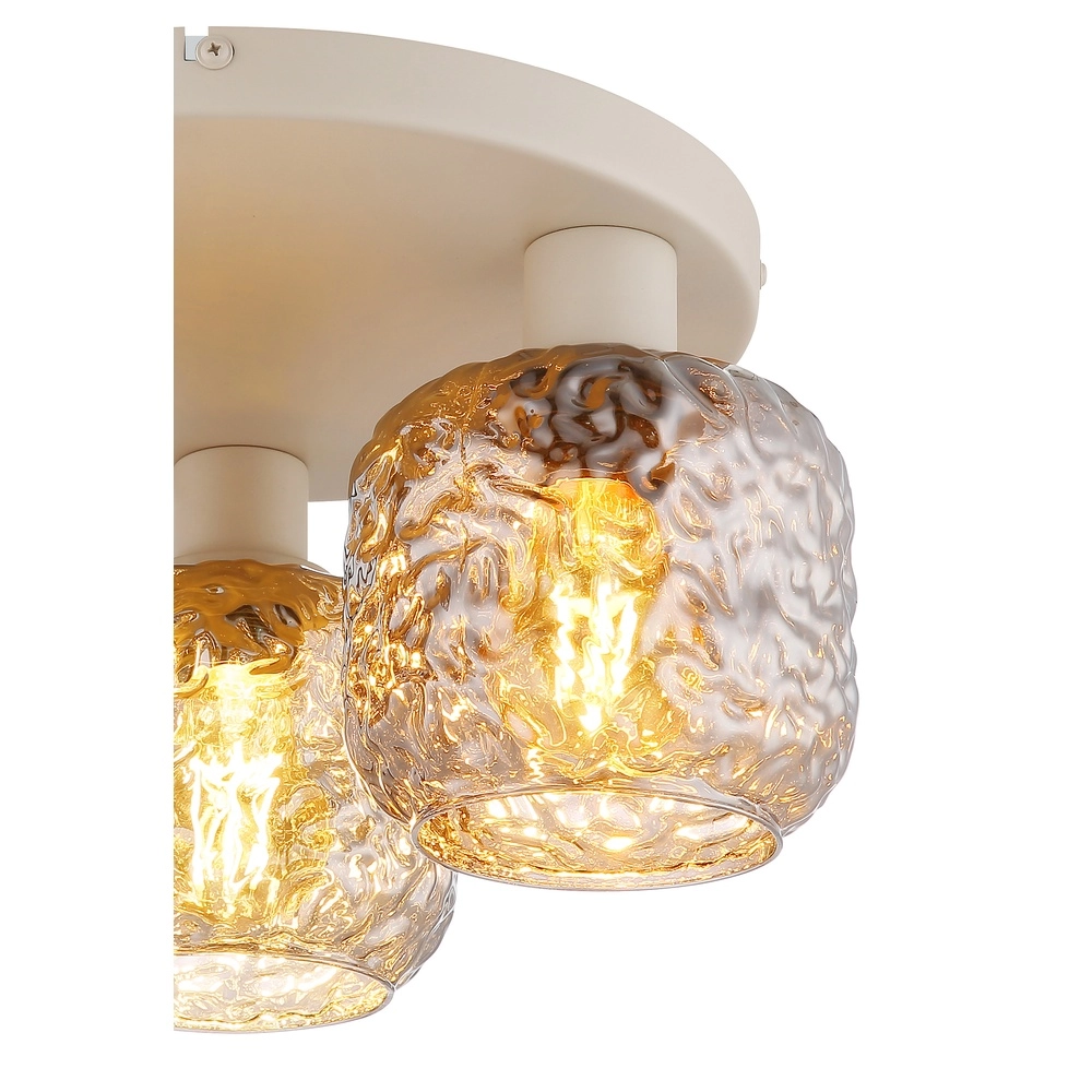 Deckenlampe Antonio 3-hell sandbraun Globo 9007371575725