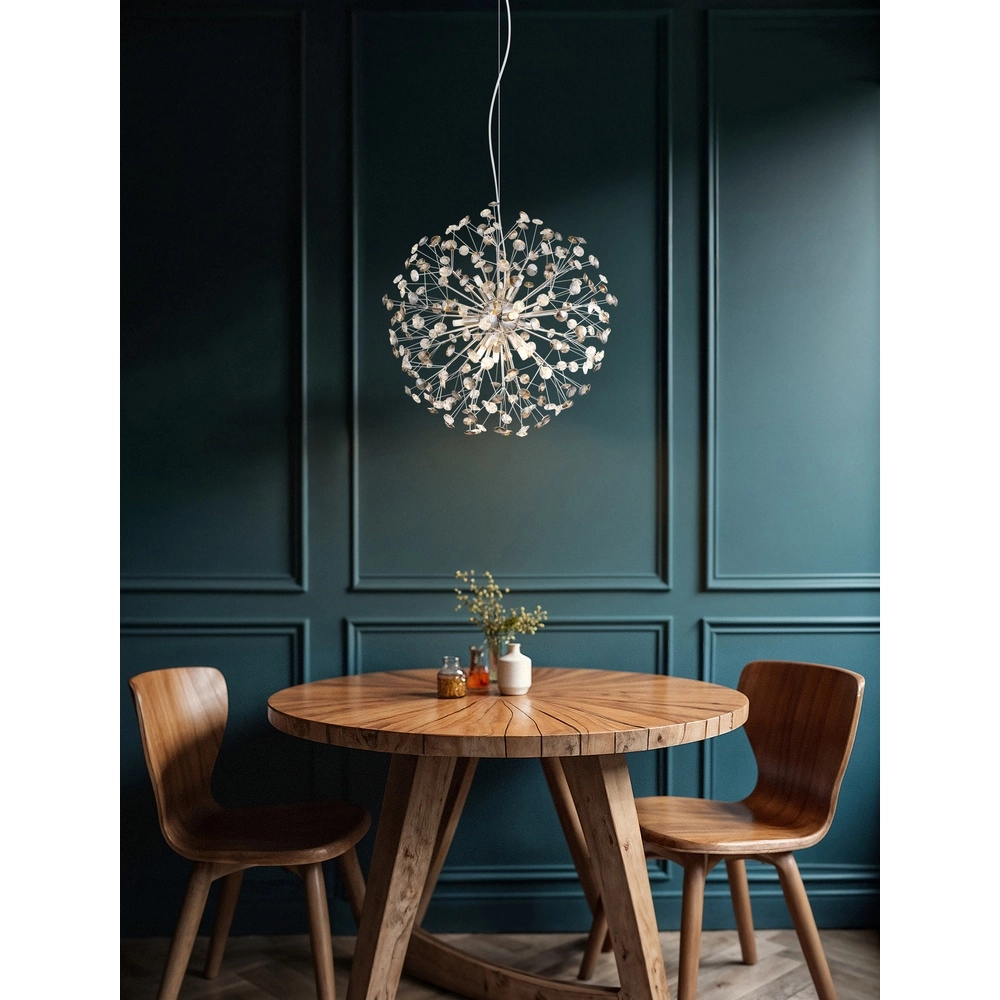 Pendellampe Katrina Chrom Ø 60cm Globo 9007371475346