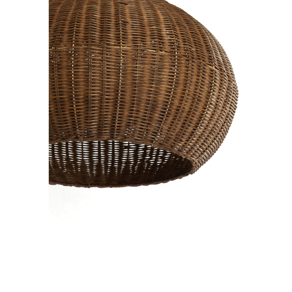 Rattan-Pendellampe Melzor Ø 45cm – dunkelbraun Light & Living 8717807820596