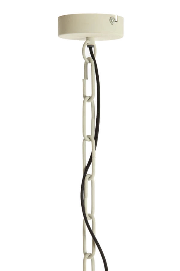 Japandi Pendelleuchte Kylie creme Ø 60cm Light & Living 8717807711818