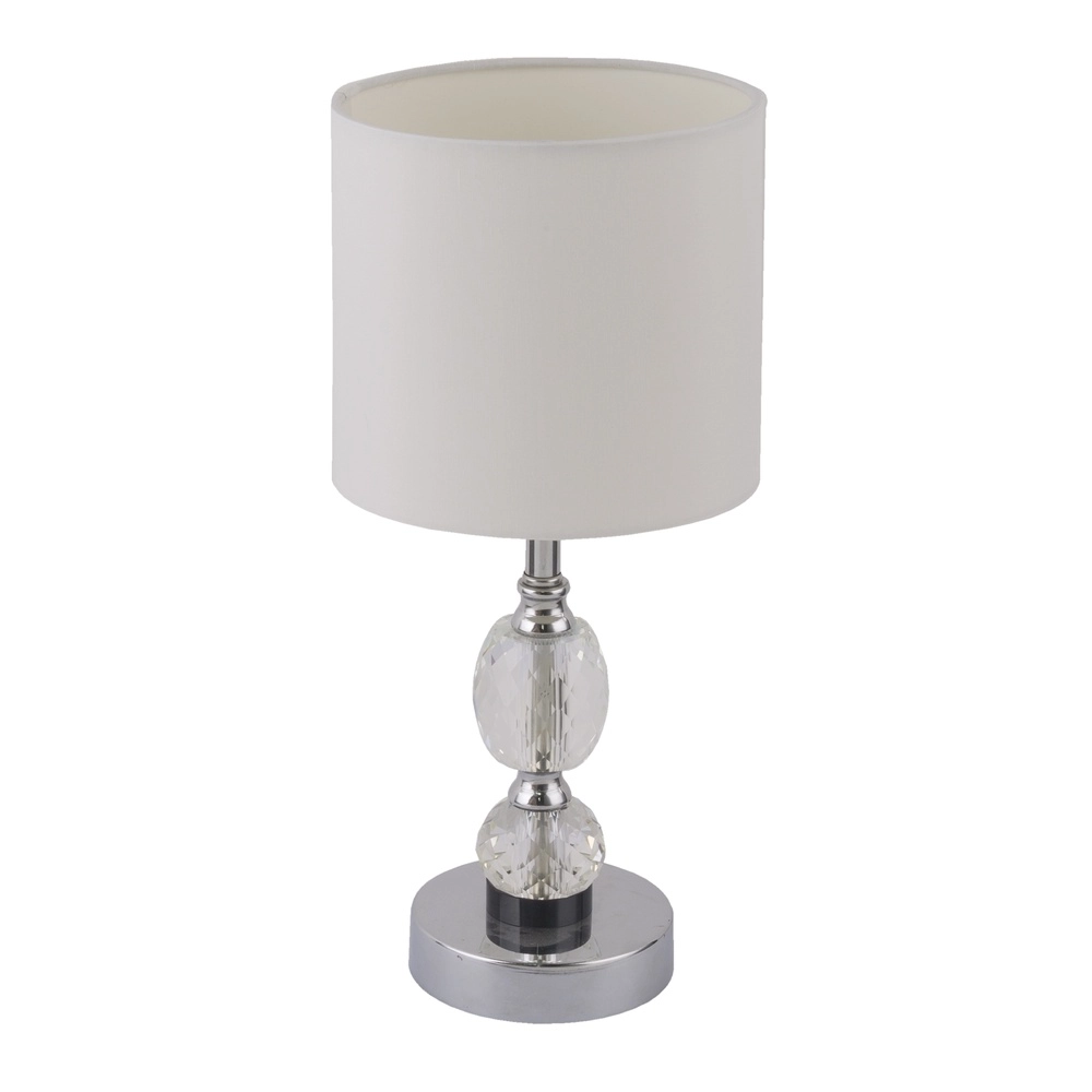 Klassische Tischlampe Bronn Chrom 47cm Globo 9007371382361