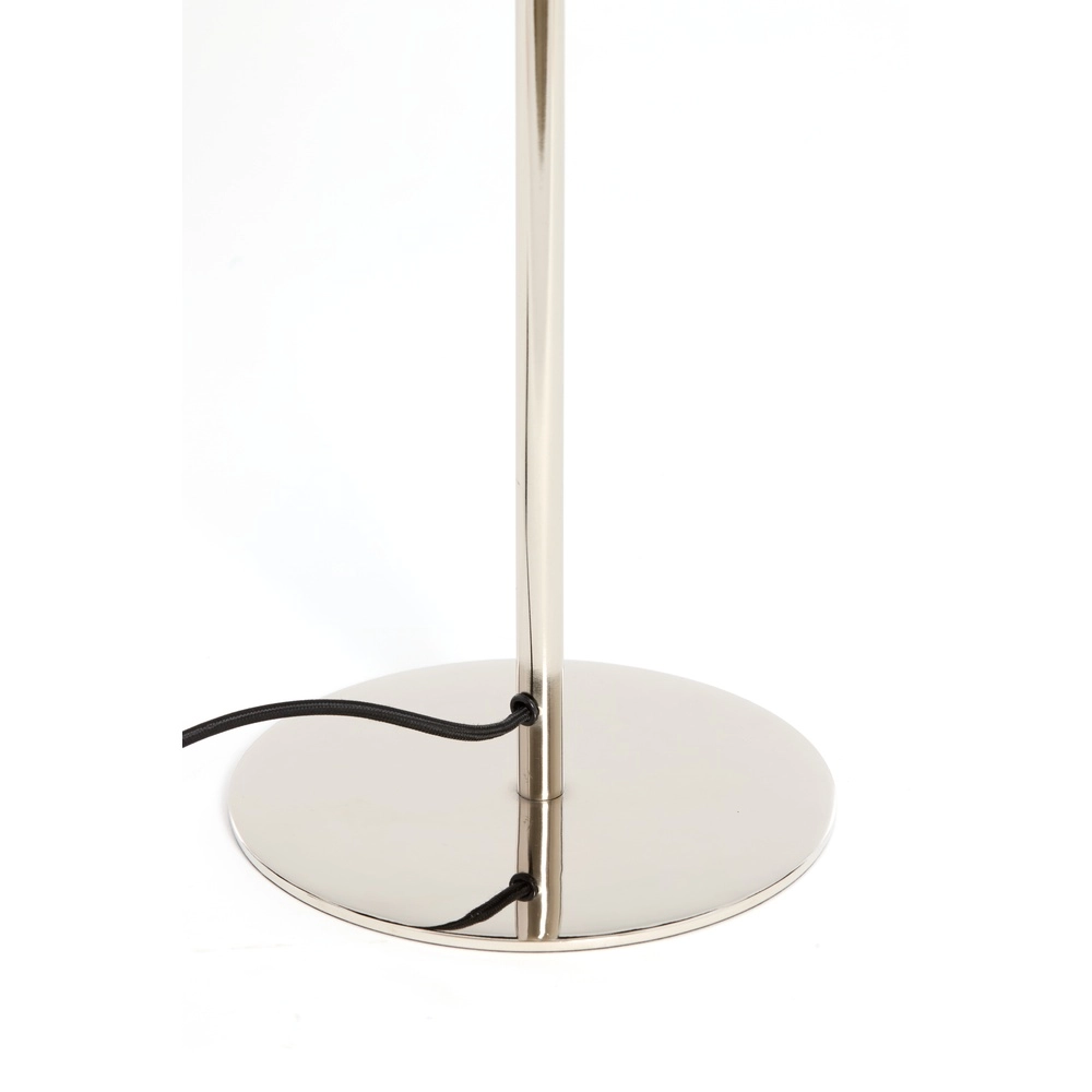 Tischlampe Surin Ø 22cm – glänzendes Nickel Light & Living 8717807743413
