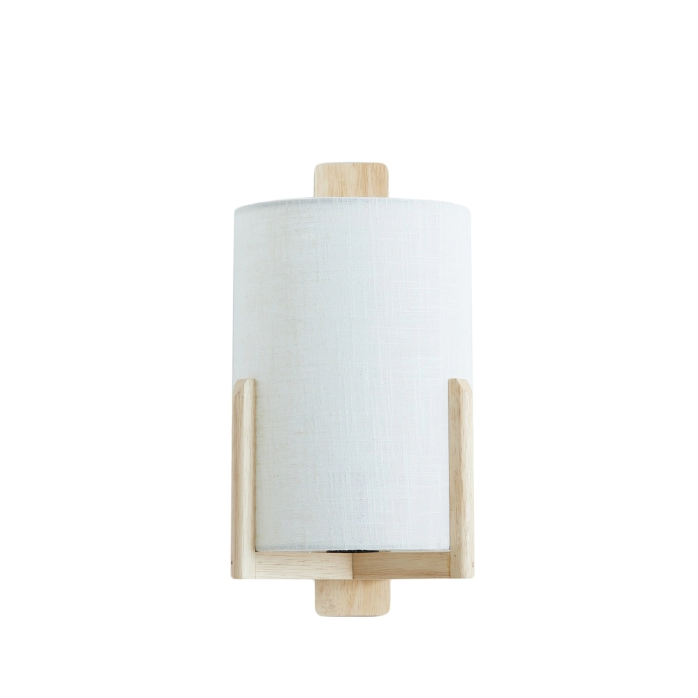 Wandlampe im dänischen Design Litto Natürlich mit Leinen