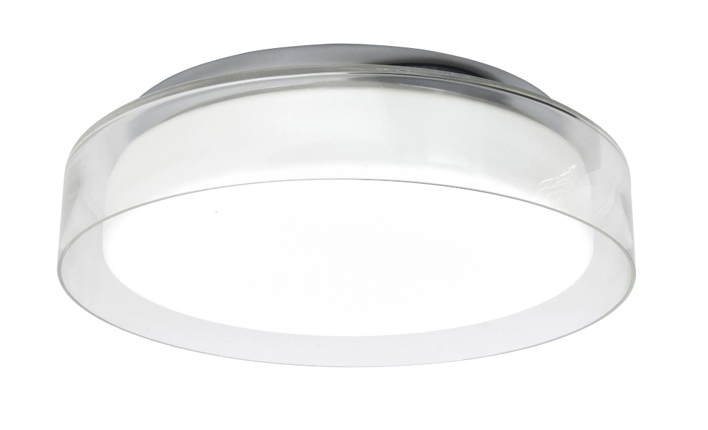 Deckenlampe Clear chrom Ø 35cm