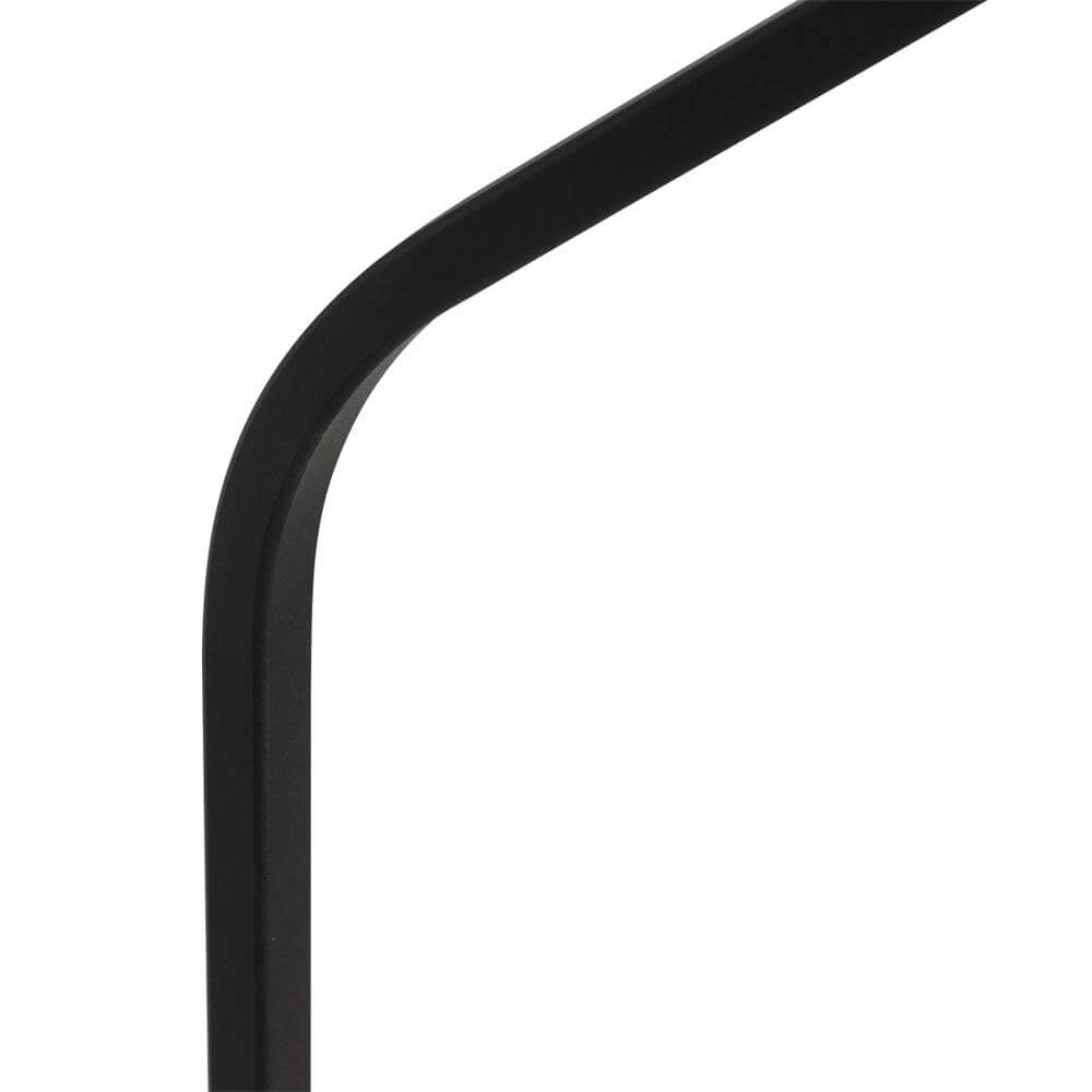 Stehlampe Zig-Zag schwarz mit Bambusschirm Ø 50cm Steinhauer 8712746179316