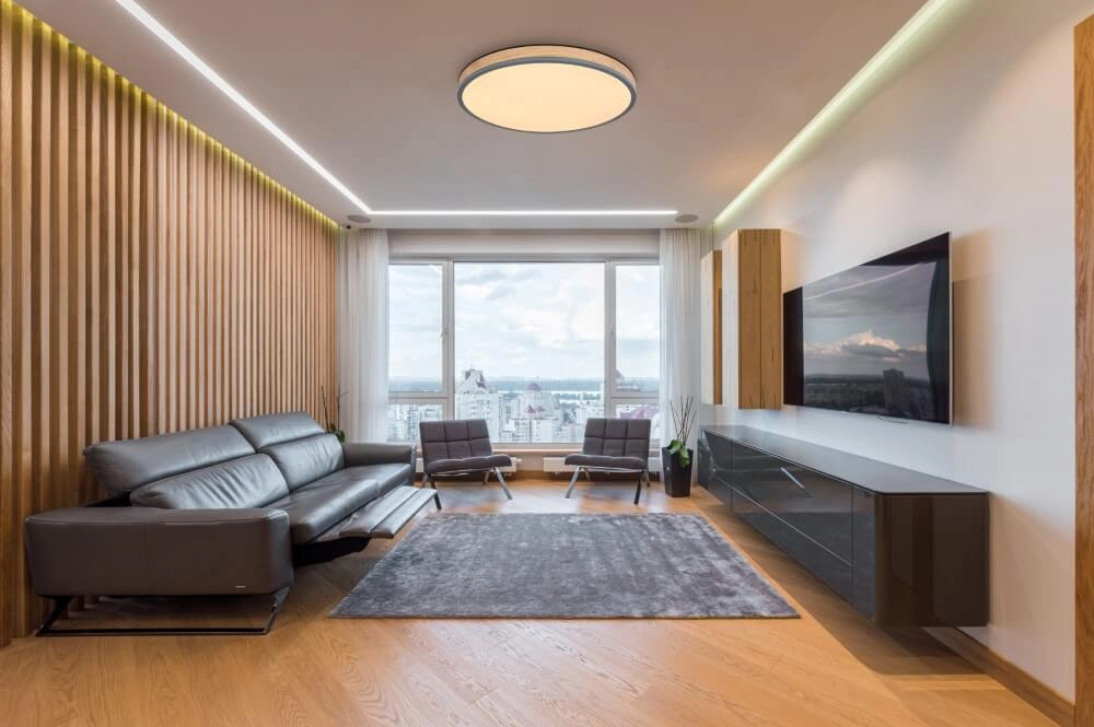 Dimmbare LED-Deckenleuchte Doro Ø 60cm Globo 9007371436569