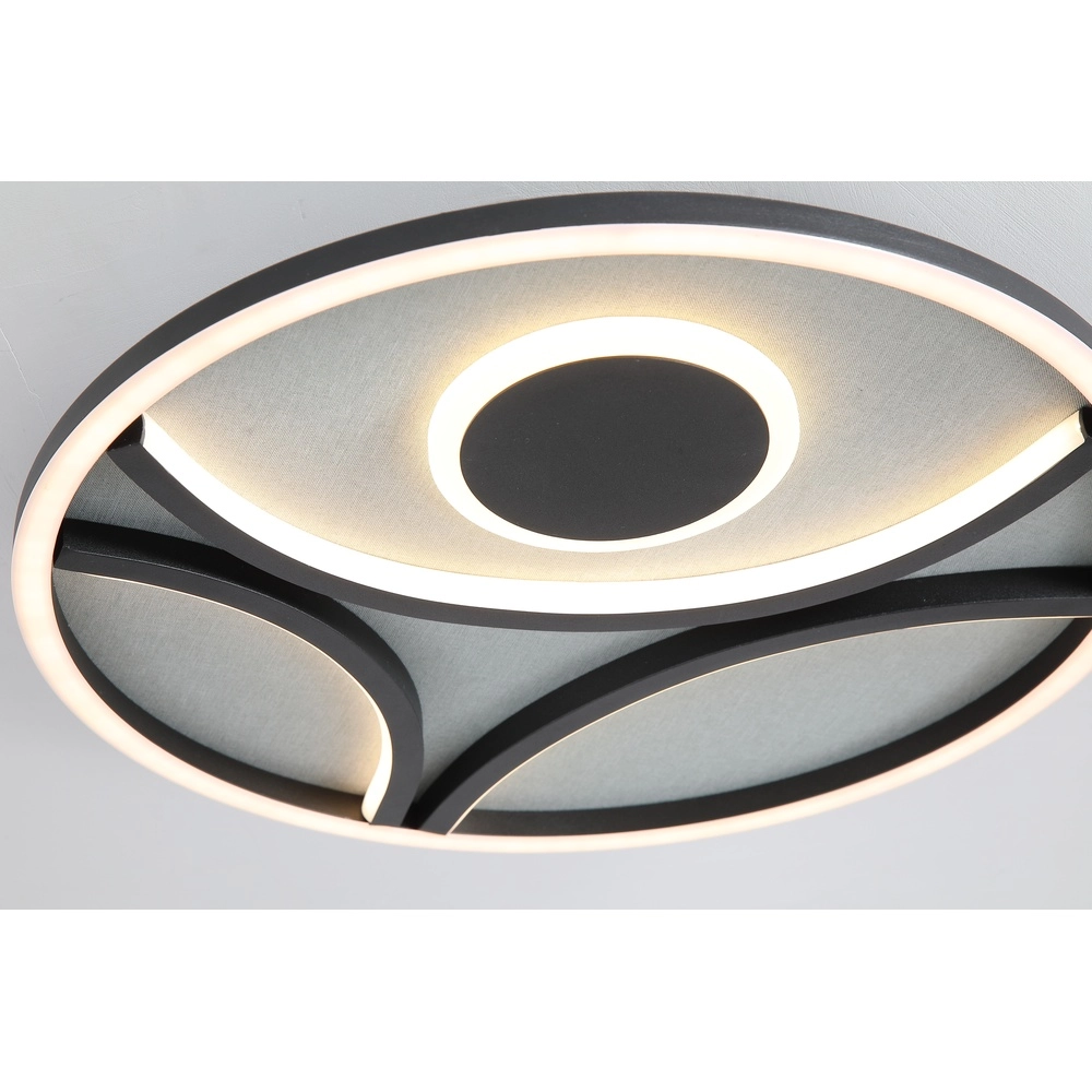 Deckenleuchte Zendisc schwarz Searchlight 5053423298030