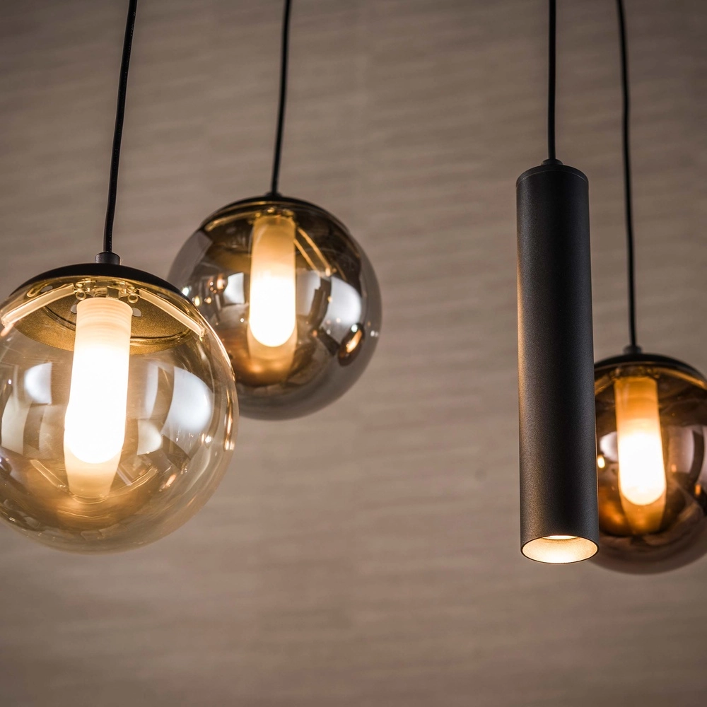 Pendellampendesign Orb Black 11-Lights Lyora 8716803514966