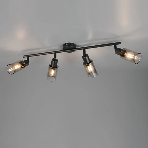 Design-Deckenlampe Mars 4-Licht Schwarz