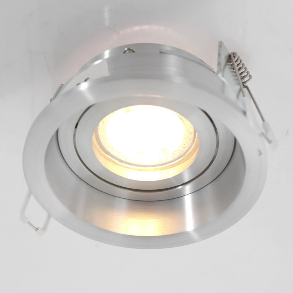 Gebürsteter Einbaustrahler Pelite spot Ø 10cm Steinhauer 8712746152661