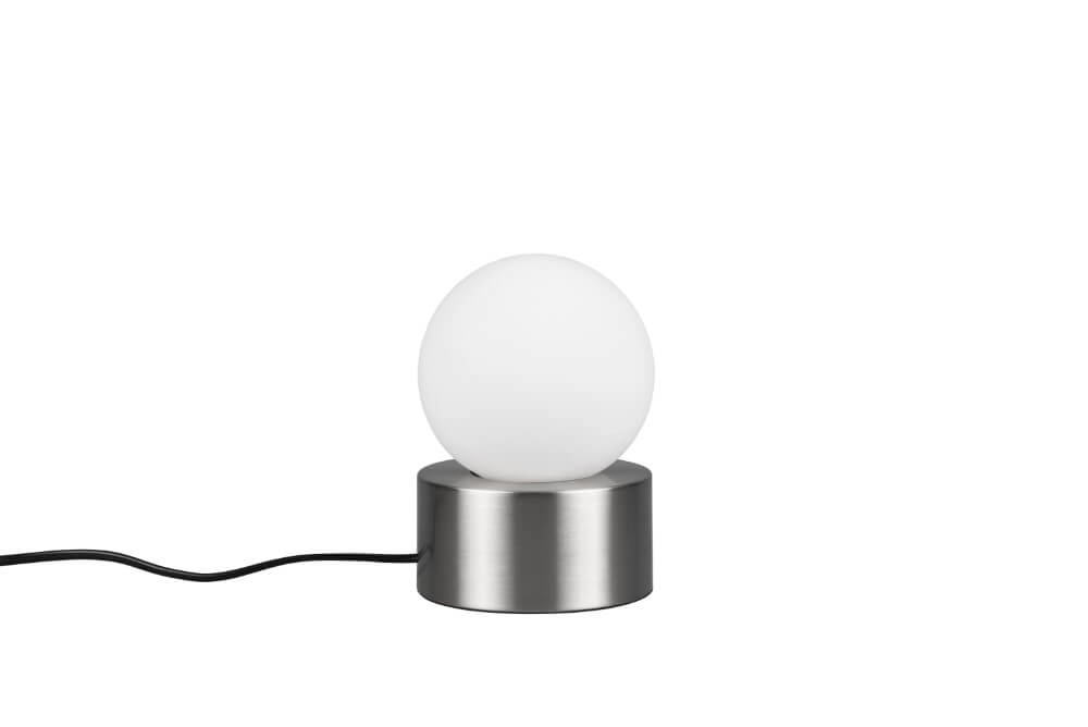 Tischlampe Countess in mattem Chrom