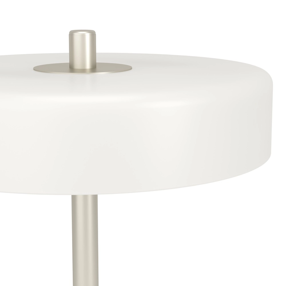 Design-Tischlampe Salve Nickel