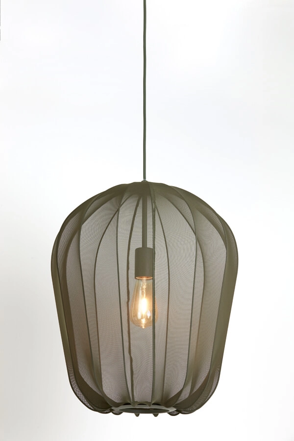 Grüne Pendelleuchte Plumeria Ø 42cm Light & Living 8717807651459