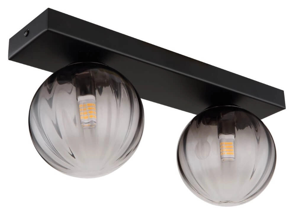 2-flammige Deckenleuchte Dallerta Rauchglas Globo 9007371449576