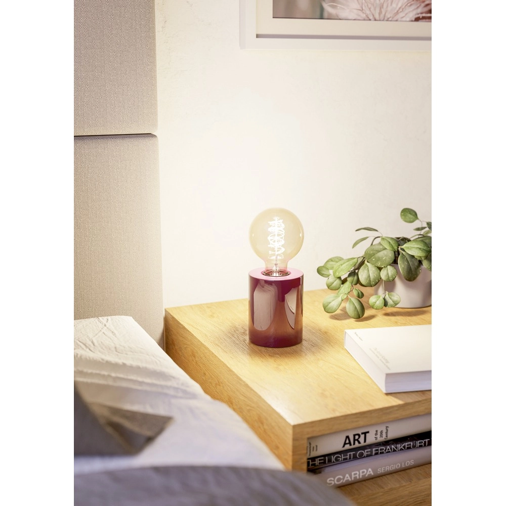 Tischlampe Murama Burgunderrot