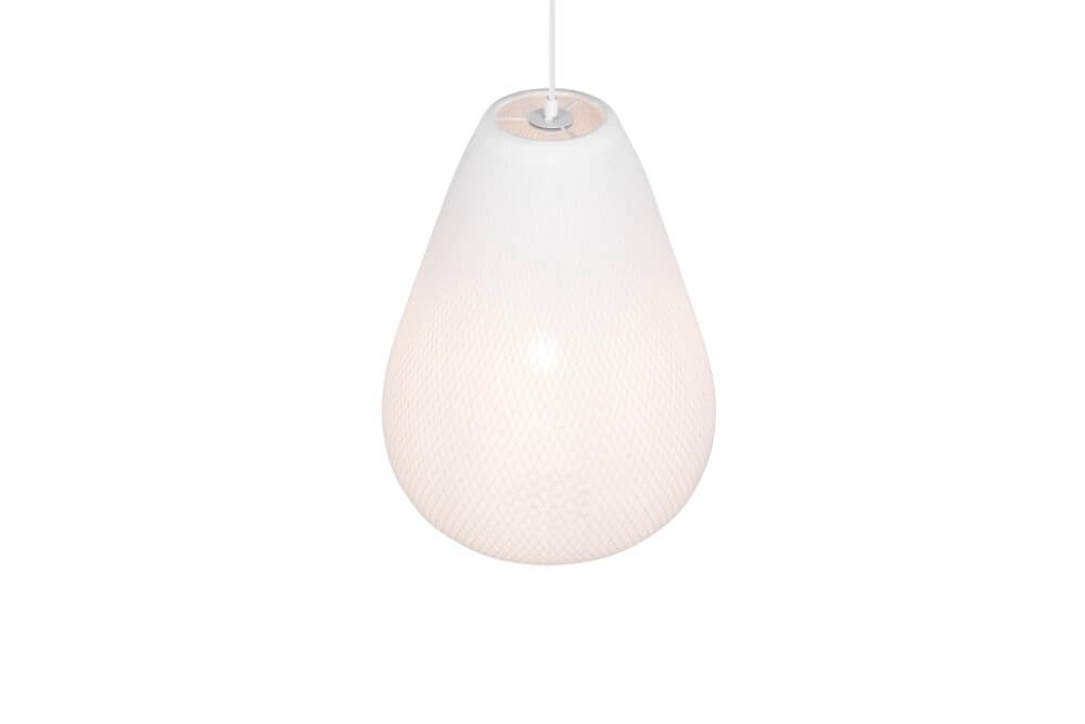 Weiße Design-Pendelleuchte Janine Ø 48cm Trio 4017807637663