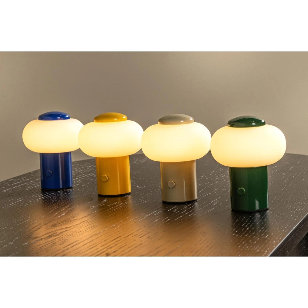 Wiederaufladbare Tischlampe Gustav Blau Lucide 5411212442062