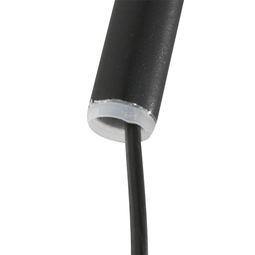 Schwarze Wandlampe Vela Lino mit Cremeton Ø60cm Steinhauer 8712746182033