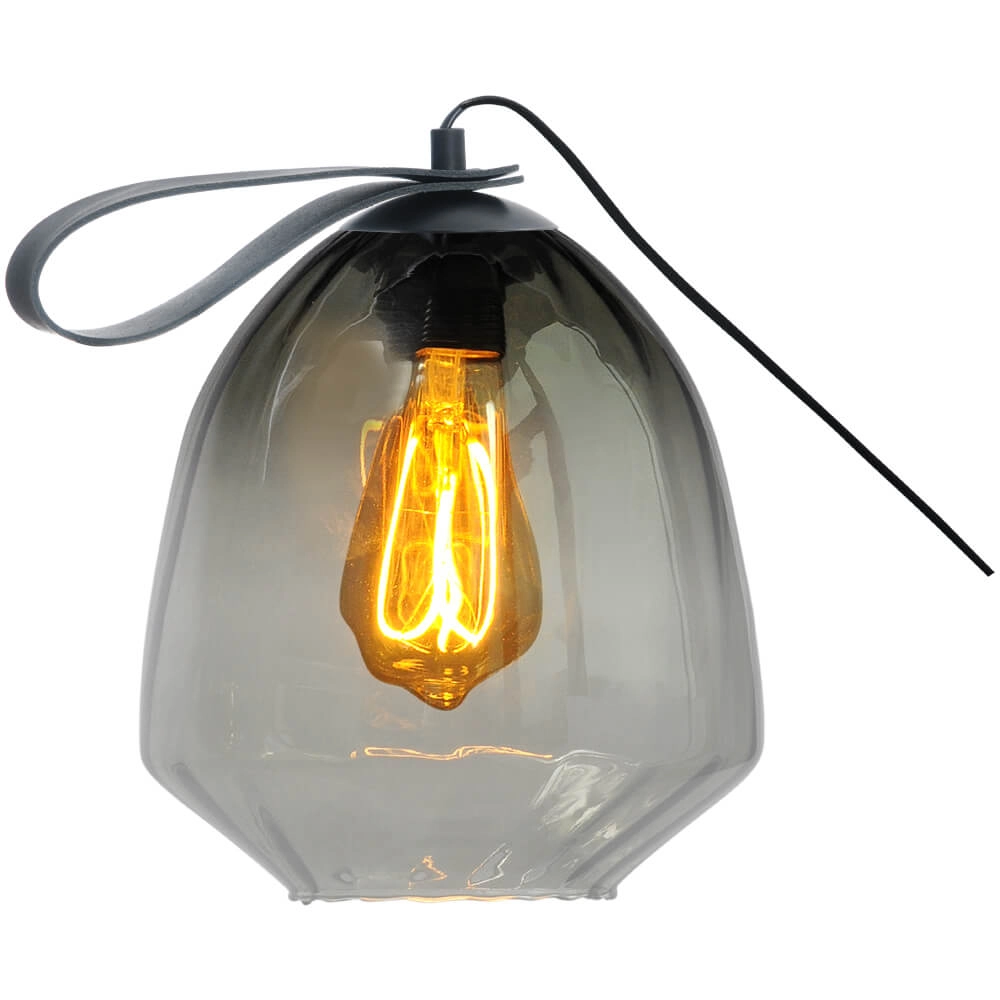 Tischlampe Porto Tragen Sie es mit grünem Nicolette-Glas