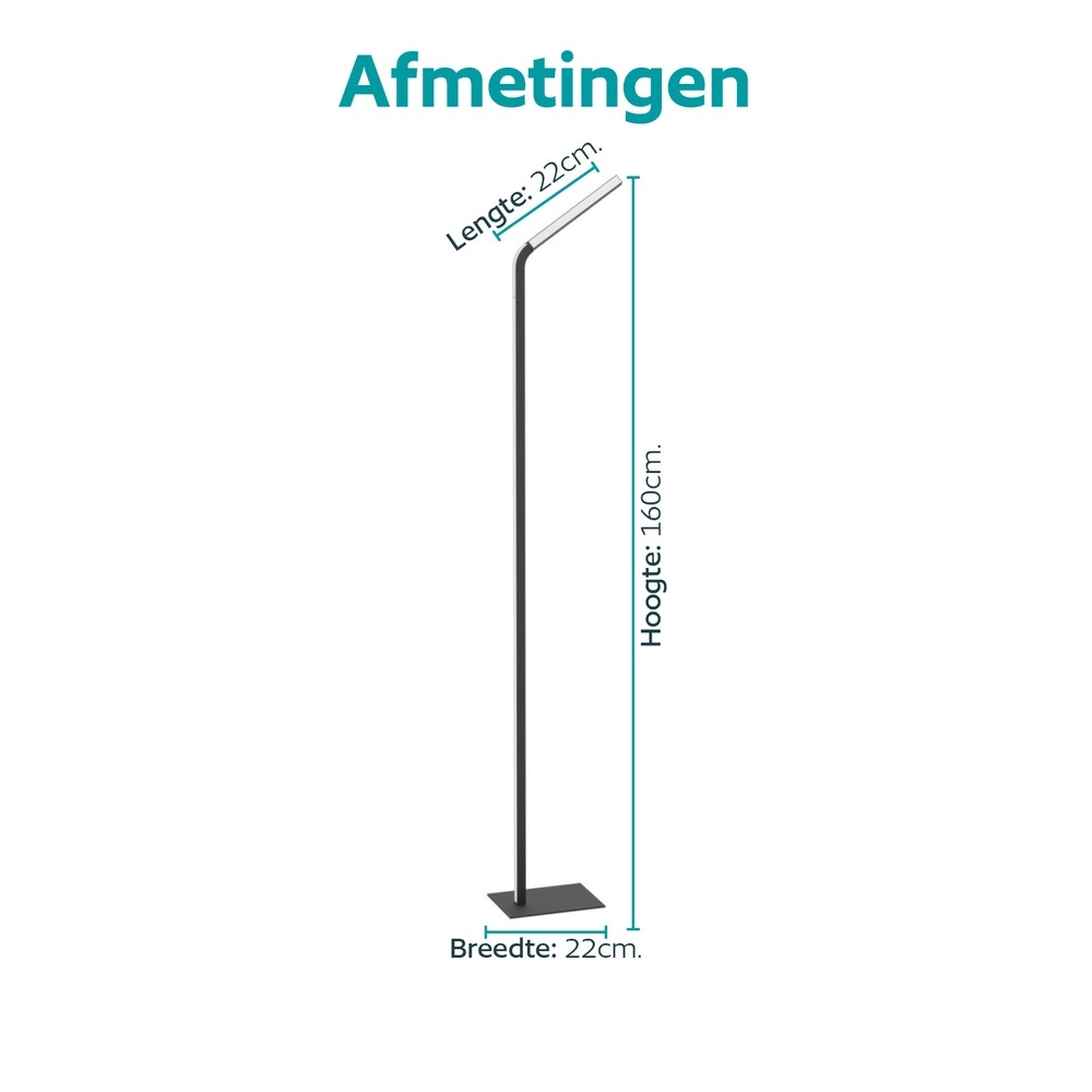 Design-Stehlampe Mirante Schwarz Eglo 9008606392407