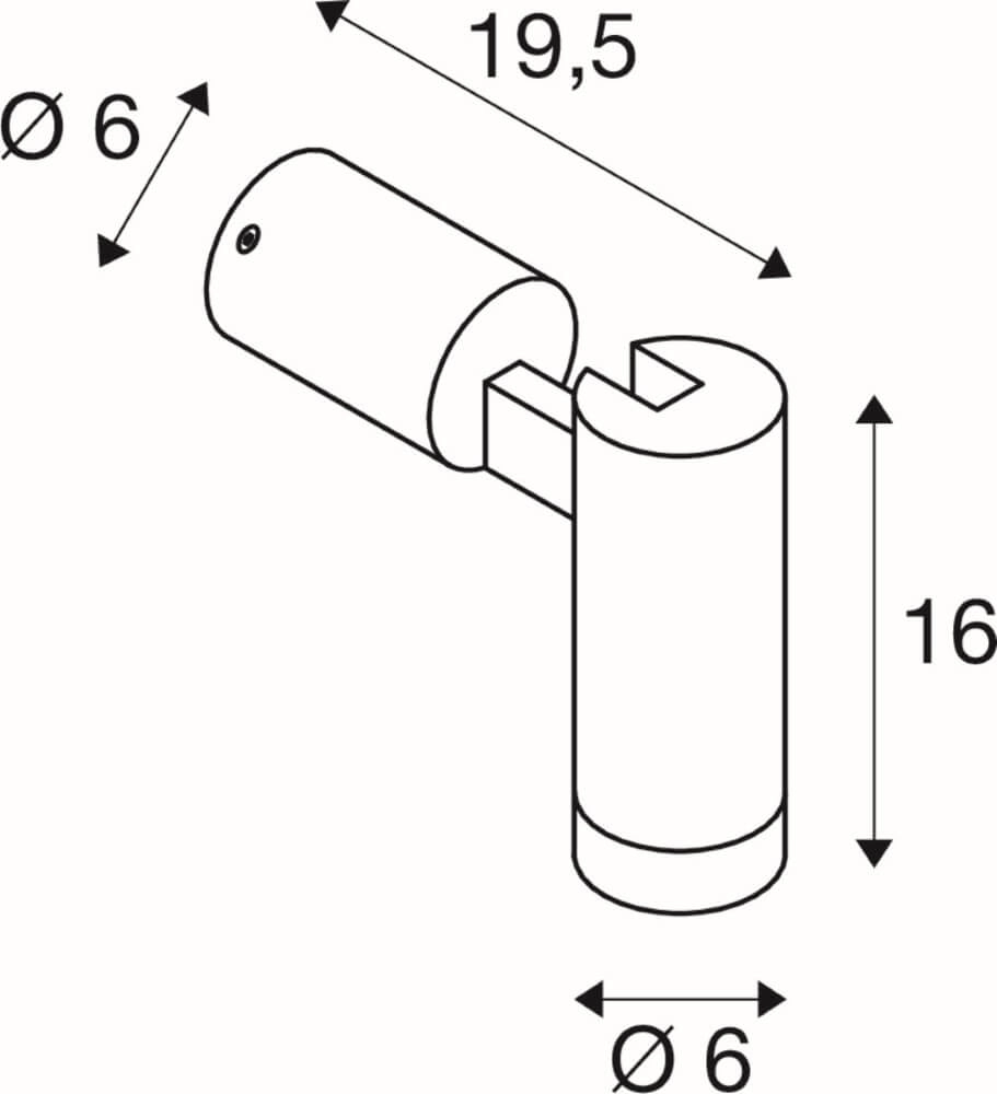 Richtbarer GU10-Strahler S-Tube SLV 4024163287982