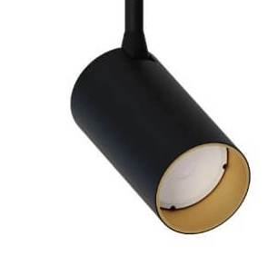Schwarz-Goldener Aufbauspot Mono Long Lyora 5903139767491