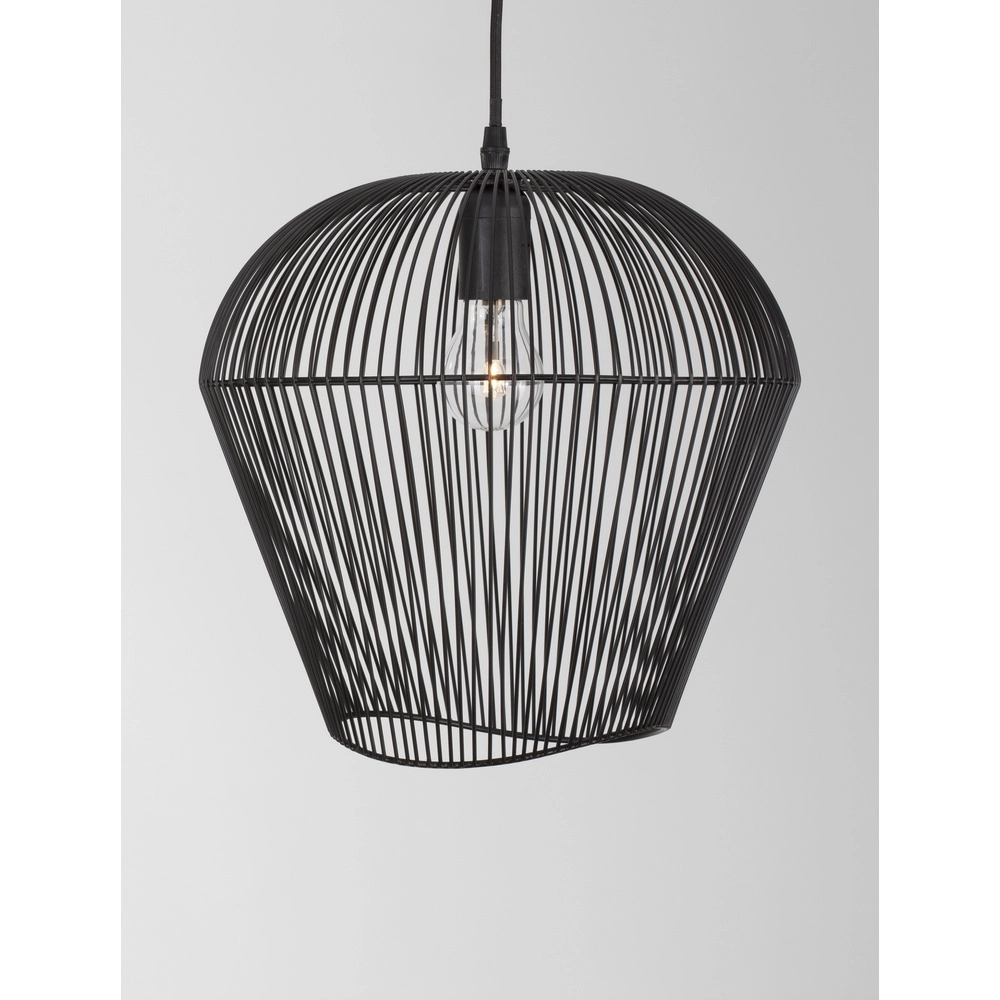 Böhmische Pendelleuchte Bredo Ø 31,5cm schwarz Lyora 5212017438911