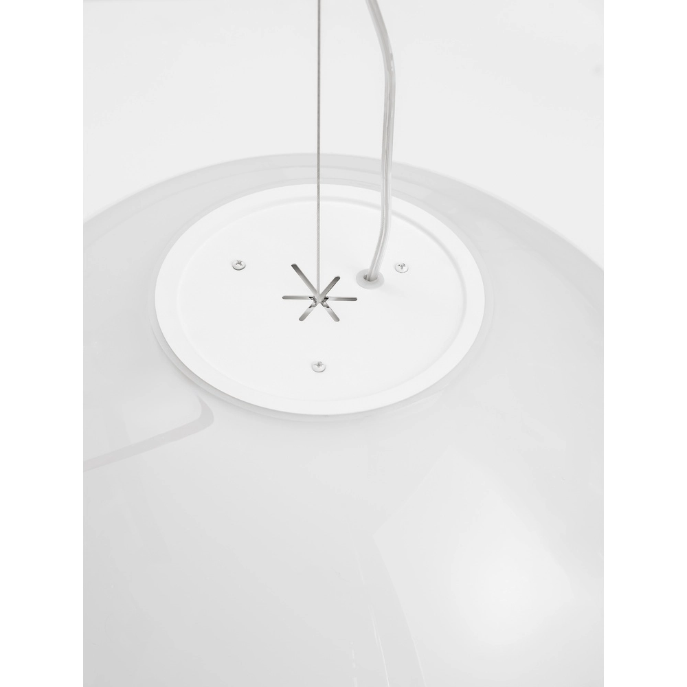 Weiße Pendelleuchte Bolita Glühbirne Ø 50cm Lyora 5212017483584