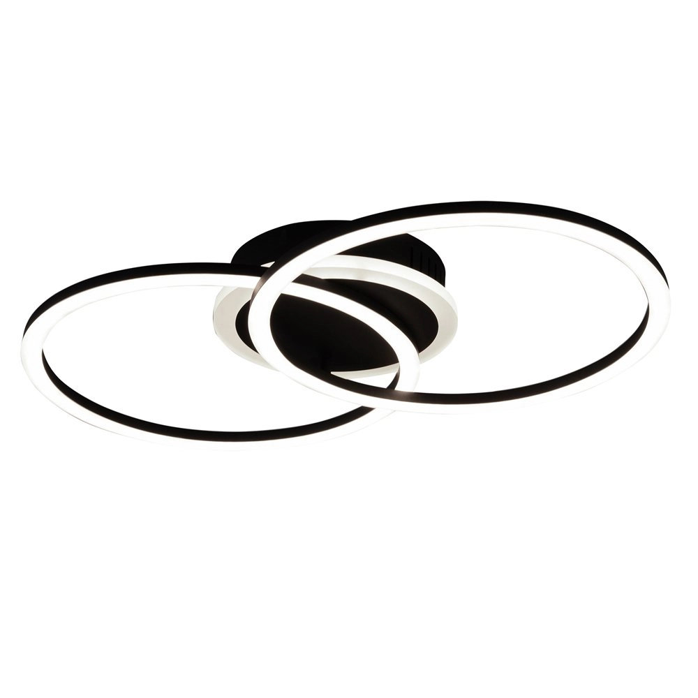 Schwarze Deckenlampe Venida Trio 4017807445053