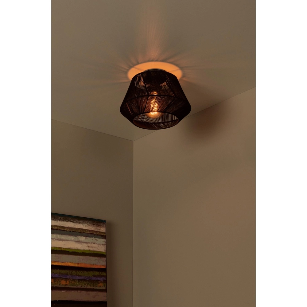 Deckenlampe Jessica Ø 30cm schwarz Lucide 5411212106131