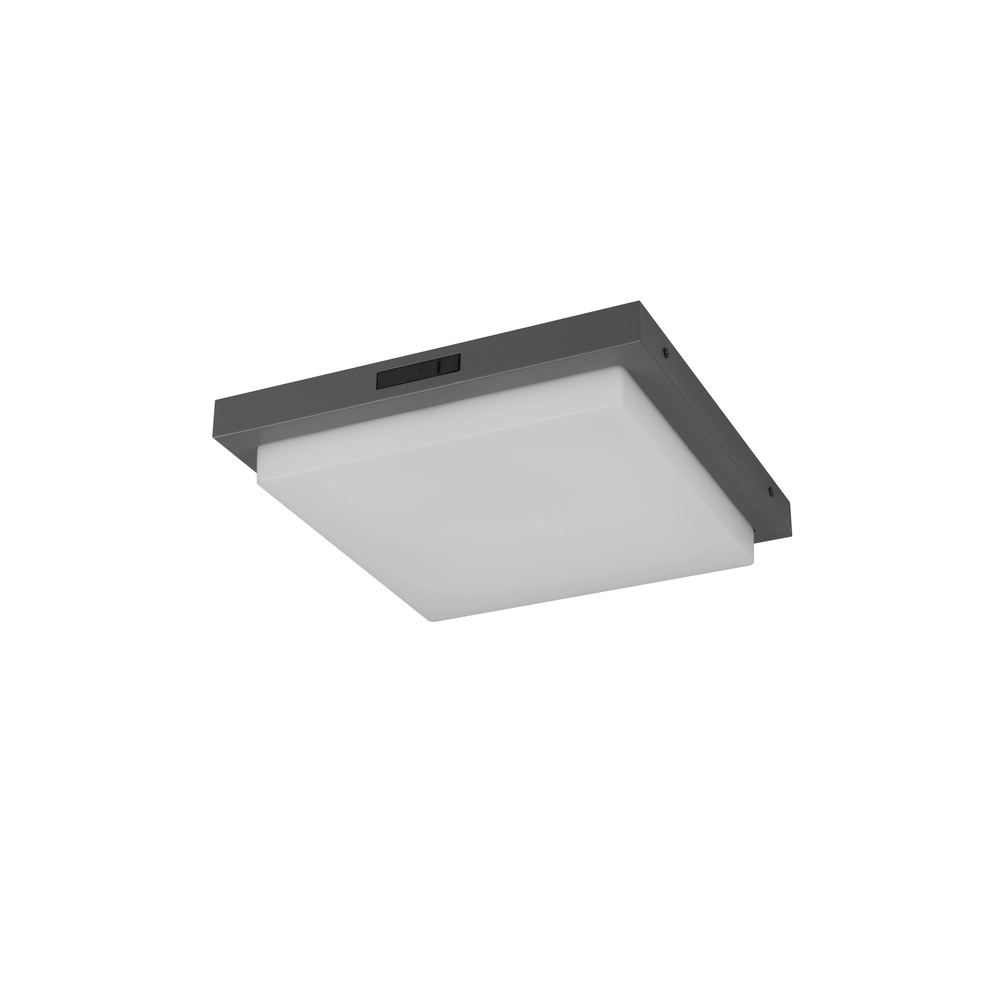 Deckenlampe Bermejo quadratisch anthrazit Trio 4017807648355