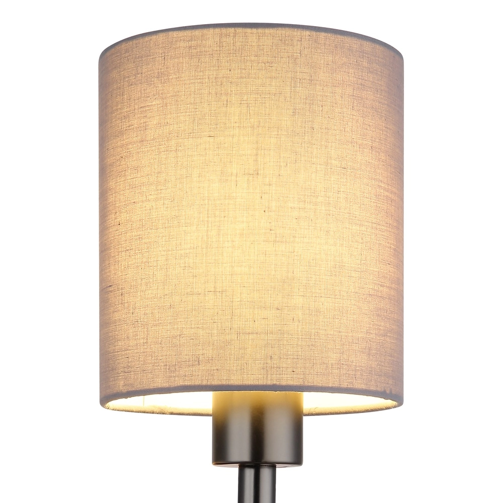 Nachttischlampe Zamora Schwarz mit Kappe Globo 9007371572892