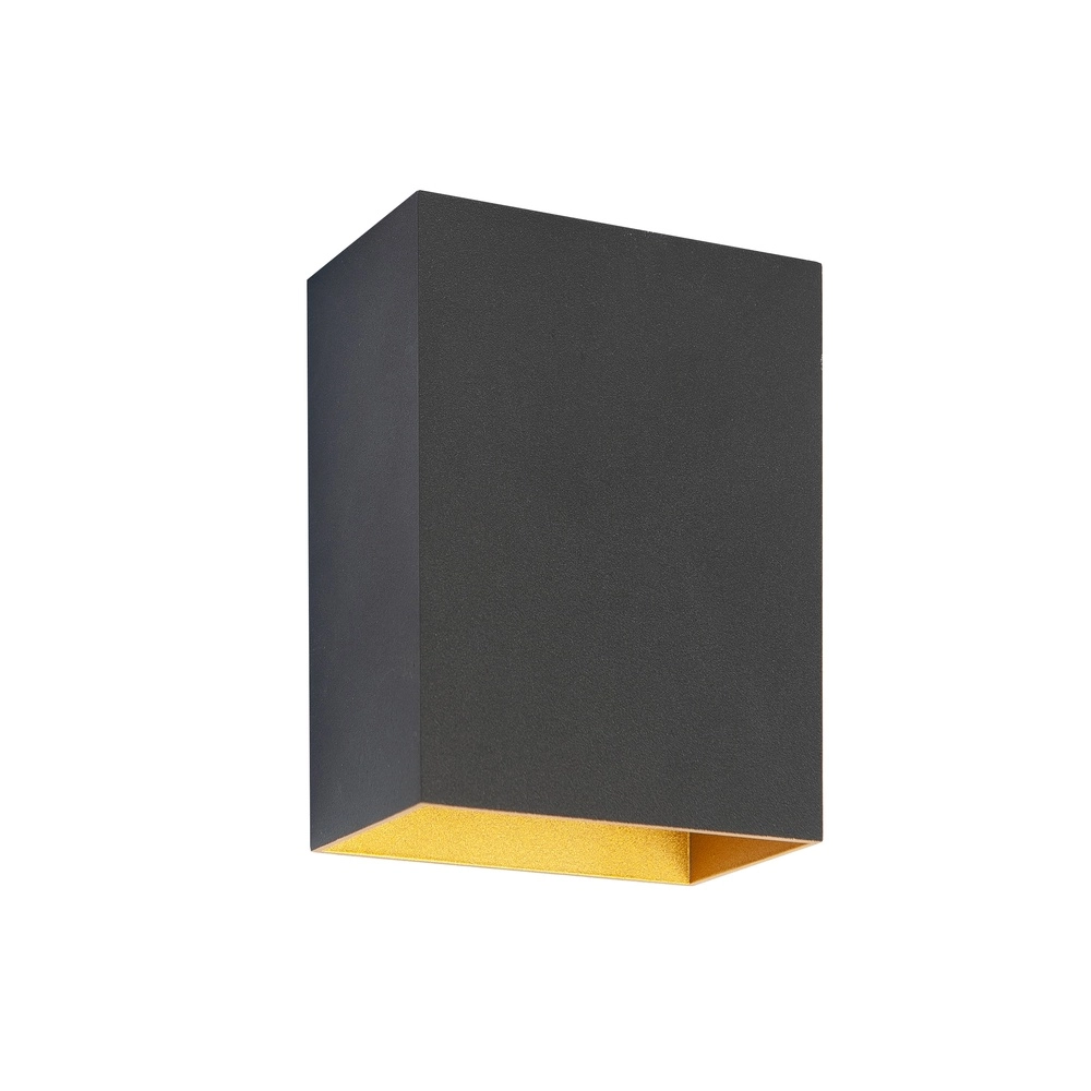 Design-Aufbaustrahler Eros schwarz mit gold