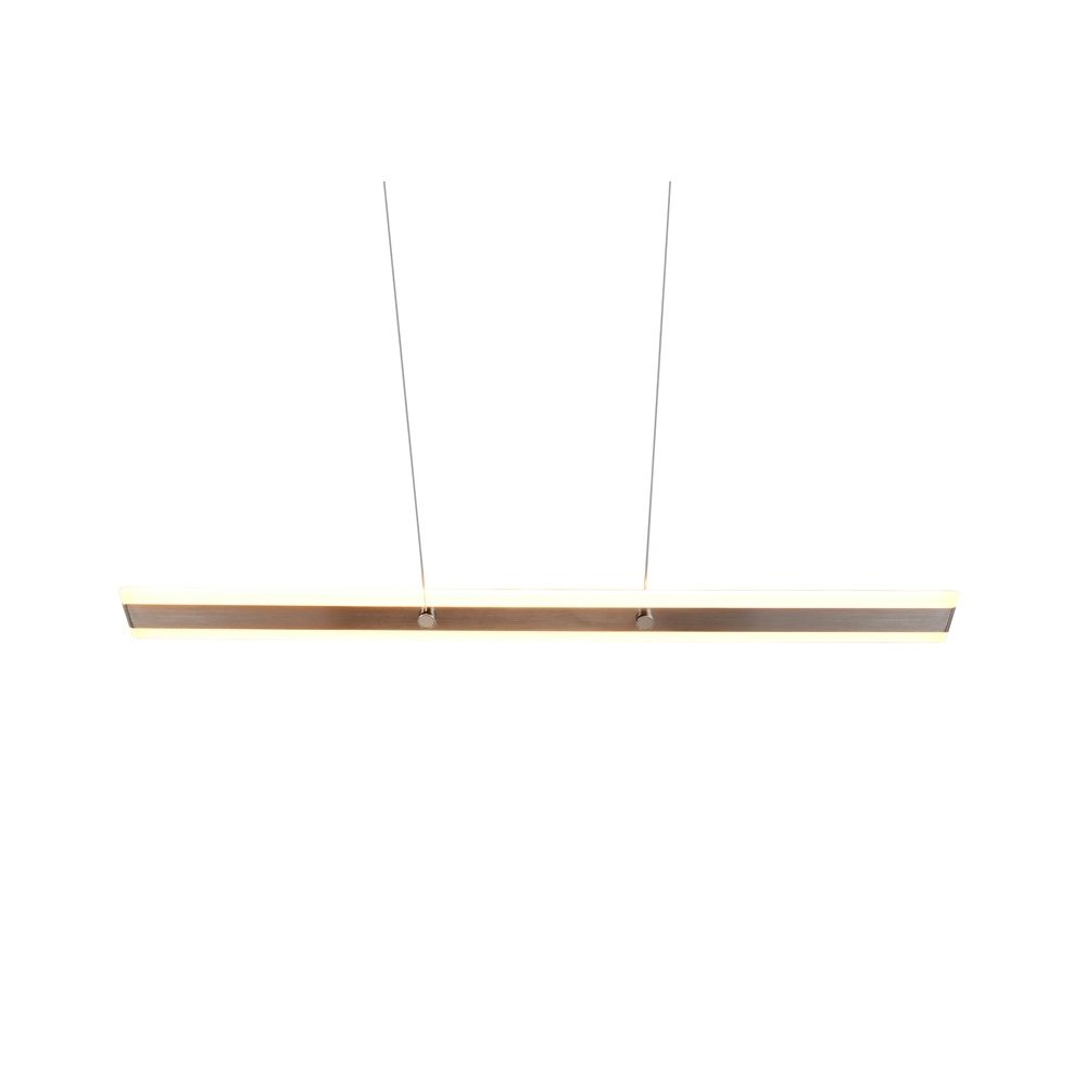 Moderne Pendelleuchte Arcola 115cm Nickel Trio 4017807661996