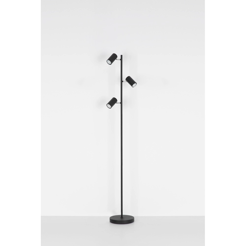 Stehlampe 3-Leuchten Robby Schwarz Globo 9007371419845
