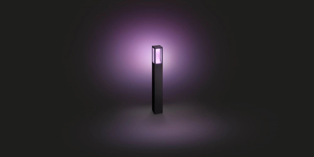 Sockel-Außenleuchte Hue Impress 230 Volt – 77 cm – schwarz Philips 8718696170519
