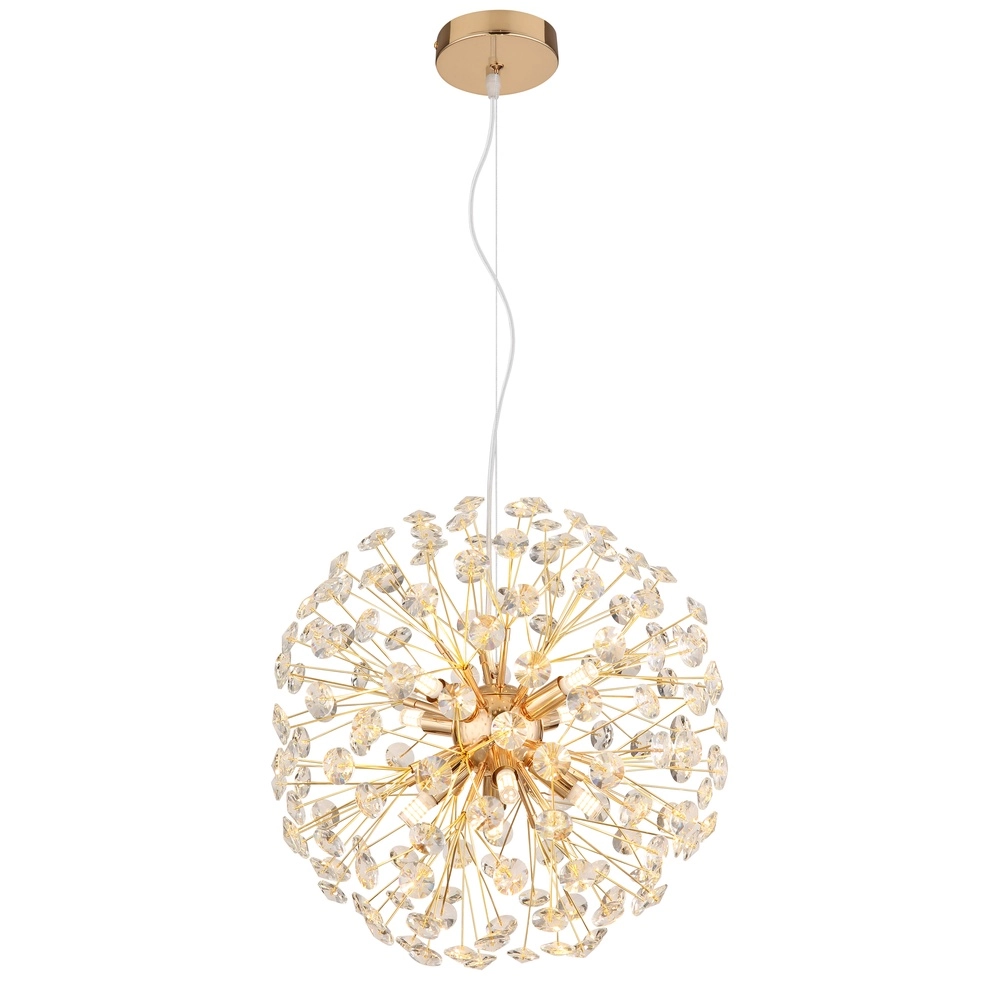 Pendellampe Katrina gold Ø 40cm