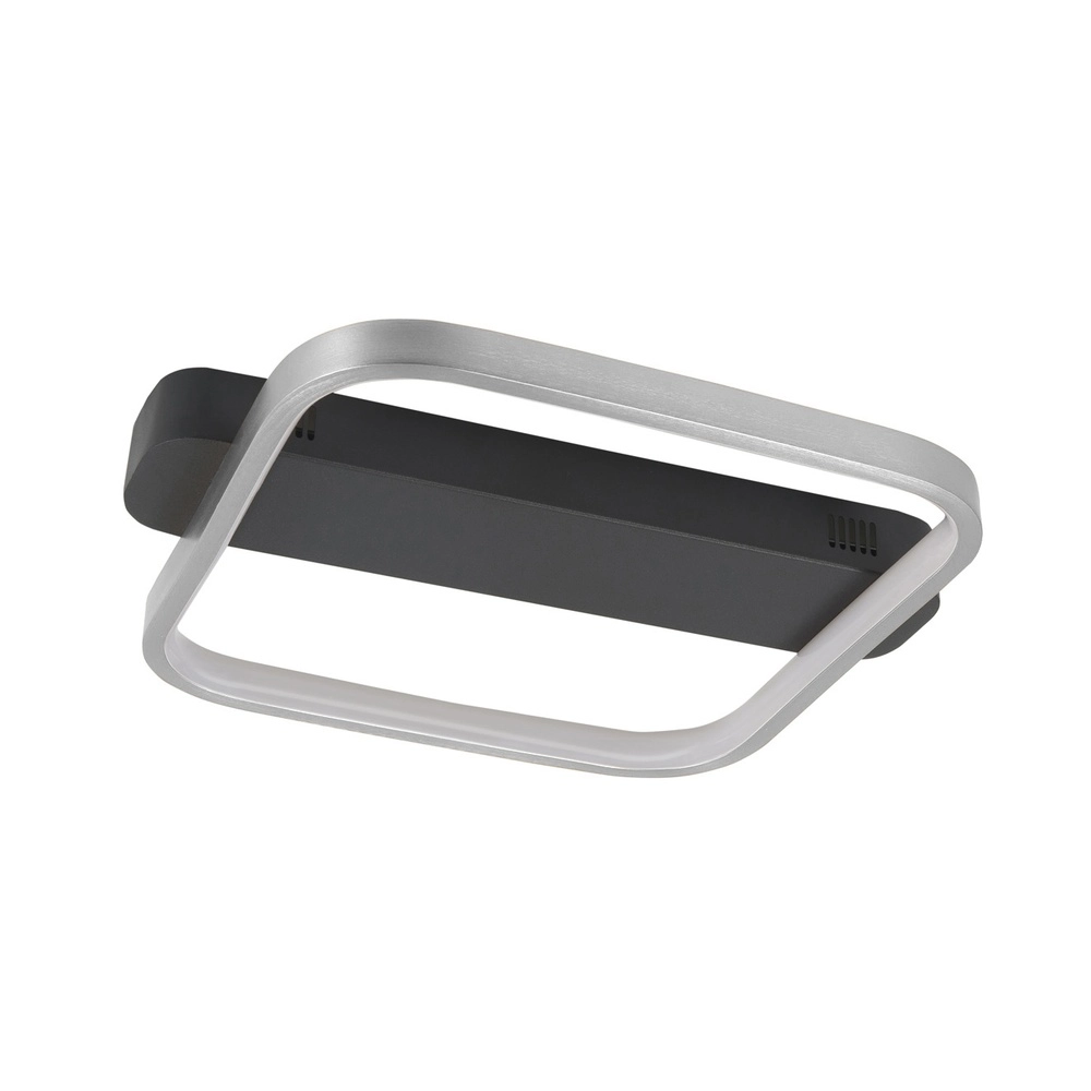 Design-Deckenleuchte Ascona schwarz mit nickel 30cm