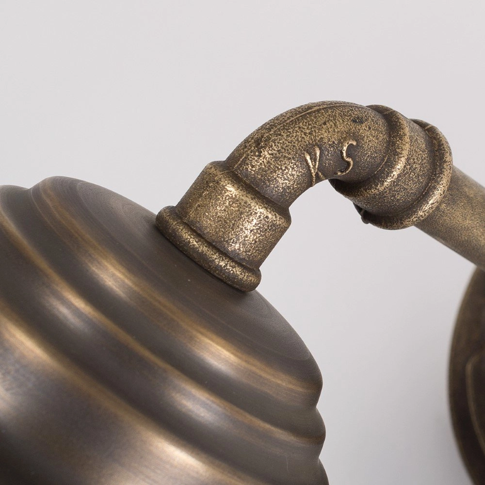 Bronze wall lamp Tours with copper shade KS 8714732135207