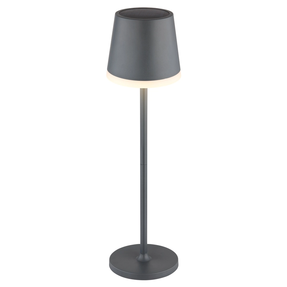 Solartischlampe Vannieso Anthrazit
