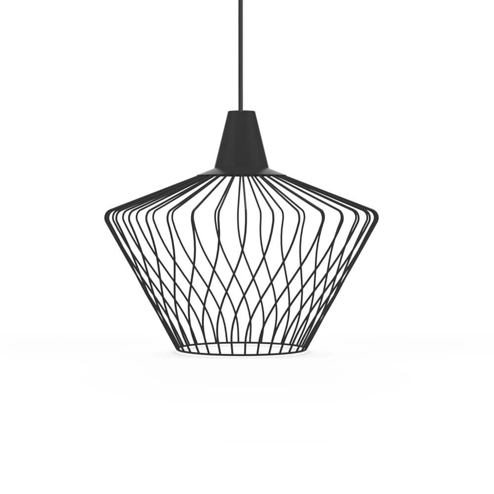 Drahtlampe Wave Ø 38cm